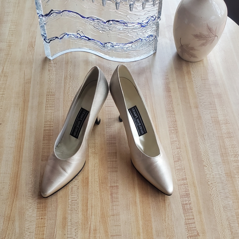 Stuart Weitzman Low Chunky Heels